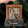 Custom Acrylic Ornament - Personalized Christmas Best Friend Birthday Gifts For Women, Besties, Sisters, BFF - No Miles Can Break Our Bond