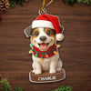 Custom Photo Acrylic Ornament - Personalized Christmas Birthday Gifts For Dog Cat Lovers, Dog Dad And Mom, Cat Owners - Bark The Halls