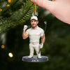 Custom Photo Acrylic Ornament - Personalized Christmas Birthday Golf Gifts For Men, Women - Swing High Aim True