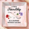 Custom Full-Print Jewelry Dish - Personalized Best Friend Birthday Gifts For Women, Besties, Sisters, BFF - Rooted In Love, Blooming In Friendship