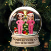 Custom Acrylic Ornament - Personalized Best Friend Christmas Birthday Gifts For Women, Besties, Sisters, BFF - Merry Moments With My Bestie