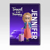 Custom Passport Cover, Passport Holder - Personalized Summer Vacation And Travel Gifts For Women, Men - Born To Roam, Not To Stay