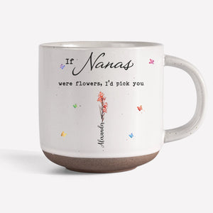 A Garden Of Love Grows In A Grandmother’s Heart - Family Personalized Custom Printed Pottery Mug - Gift For Mom, Grandma
