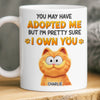 Custom Mug - Personalized Birthday Gifts For Cat Lovers, Cat Mom And Dad - Owned By My Cat