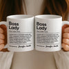 Custom Mug - Personalized Christmas Retirement Gifts For Best Friends, Family, Coworker, Work Bestie - Boss Moves Only