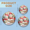 Custom Snowman Acrylic Ornament - Personalized Anniversary Christmas Wedding Gifts For Husband And Wife, Him And Her - Snow Couple, Snow Love