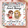Custom Full-Print Jewelry Dish - Personalized Best Friend Birthday Gifts For Women, Besties, Sisters, BFF - Bestie Chaos Brings Endless Laughs