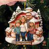 Custom Photo Acrylic Ornament - Personalized Christmas Birthday Gifts For Mom, Dad, Brother, Sister, Kids - Our Little World Of Love