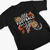 Custom Senior Football Mom T-shirt, Hoodie - Personalized Birthday Football Gifts For Mom, Football Lovers, NFL Fans, Sport Lovers - Football Mama With Leopard Coquette Bow