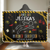 Custom Snuggle Blanket, Hoodie Blanket - Personalized Halloween Birthday Gifts For Best Friends, Family, Coworker, Work Bestie - Serial Snacker, Serial Watcher