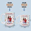 Custom Mug - Personalized Birthday Gifts For Dad, Mom, Daughter - Love Grows In Every Embrace