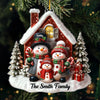 Custom Acrylic Ornament - Personalized Christmas Birthday Gifts For Mom, Dad, Brother, Sister, Kids - Hearts Stay Together