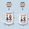 Custom Mug - Personalized Birthday Gifts For Mom, Dad, Daughter, Son - Forever Daddy’s Girl