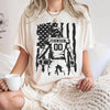 Custom Football Player T-shirt, Hoodie - Personalized Birthday Football Gifts For American Football Players, Football Lovers, NFL Fans - American Football With Flag