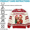 Custom Photo Unisex Ugly Sweatshirt - Personalized Christmas Birthday Gifts For Mom, Dad, Brother, Sister, Kids - All Wrapped Up In Love