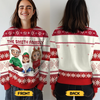 Custom Unisex Ugly Sweatshirt - Personalized Christmas Birthday Gifts For Family, Dog Cat Lovers - Santa’s Favorite Family