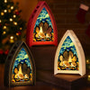 Custom Starry Night LED Tabletop Lantern Light - Personalized Pet Christmas Memorial Sympathy Gifts For Dogs - Forever My Flame