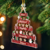 Custom Acrylic Ornament - Personalized Christmas Birthday Gifts For Mom, Dad, Brother, Sister, Kids - Together We Shine At Christmas