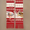 Custom Wool Scarf With Tassel - Personalized Christmas Birthday Gifts For Dog Lovers, Dog Dad And Mom - Fur Mama