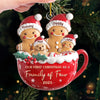 Custom First Christmas Acrylic Ornament - Personalized Christmas Birthday Gifts For Mom, Dad, Brother, Sister, Kids - Home Is Where Love Lives