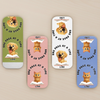 Custom Leather Magnetic Bookmark - Personalized Bookish Gifts For Book Lovers, Bookworms, Dog Dad And Mom, Cat Owners - Paws Beside Pages