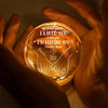 Custom Crystal Globe Lamp - Personalized Anniversary Wedding Gifts For Husband And Wife, Him And Her - I Met You I Chose You