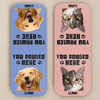 Custom Photo Leather Magnetic Bookmark - Personalized Bookish Gifts For Book Lovers, Bookworms, Dog Cat Lovers, Dog Dad And Mom, Cat Owners - Pawsed Here