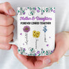 Custom Mug - Personalized Birthday Gifts For Mom, Daughter - Forever Linked As Family