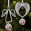 Custom Photo Projection Ornament With Charm - Personalized Christmas Memorial Sympathy Gifts For Loss Of Mom, Dad - Forever In The Hearts Of Many
