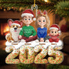 Custom Acrylic Ornament - Personalized Christmas Birthday Gifts For Family, Dog Cat Lovers - Joyful Memories