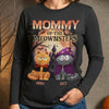 Custom Unisex Long Sleeve T-Shirt - Personalized Halloween Birthday Gifts For Cat Lovers, Cat Mom And Dad - The Purrfect Nightmare