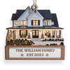 Custom Photo First Christmas In New Home Wood Ornament - Personalized Anniversary Christmas Wedding Gifts For Husband And Wife, Him And Her, New Homeowners, Couples, Friends - Love Fills Home