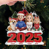 Custom Acrylic Ornament - Personalized Christmas Birthday Gifts For Family, Dog Cat Lovers - Sweet Family Moments