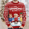 Custom Unisex Ugly Sweatshirt - Personalized Christmas Birthday Gifts For Mom, Grandma - Joyful Hearts Gather This Christmas