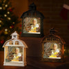 Custom Photo LED House Lantern Light - Personalized Christmas Memorial Sympathy Gifts For Loss Of Mom, Dad - A Beautiful Soul Lives In Memory