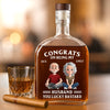 Custom Whiskey Bottle - Personalized Anniversary Wedding Gifts For Husband And Wife, Him And Her - Till The Last Drop