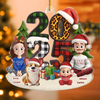 Custom Acrylic Ornament - Personalized Christmas Birthday Gifts For Family, Dog Cat Lovers - Santa Squad Ready