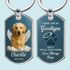 Custom Photo Keychain - Personalized Pet Memorial Gifts For Dogs, Cats - My Guardian Angel