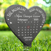 Custom Garden Stone Stake - Personalized Memorial Sympathy Gifts For Loss Of Mom, Dad - Carried In My Soul