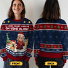 Custom Unisex Ugly Sweatshirt - Personalized Christmas Birthday Gifts For Dog Lovers, Dog Dad And Mom - Santa’s Real Favorite