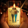 Custom LED Candle Light - Personalized Christmas Best Friend Birthday Gifts For Women, Besties, Sisters, BFF - Bestie Laughter Lights Up My Day