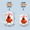 Custom Mug - Personalized Funny Gifts For Best Friends, Family, Coworker, Work Bestie - My Resting Squawk Face