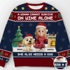 Custom Unisex Ugly Sweatshirt - Personalized Christmas Birthday Gifts For Dog Lovers, Dog Dad And Mom - Santa’s Real Favorite