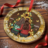Custom Circle Glass Ornament - Personalized Best Friend Christmas Birthday Gifts For Women, Besties, Sisters, BFF - Sparkles Of Our Story