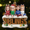 Custom Acrylic Ornament - Personalized Christmas Birthday Gifts For Brother, Sister - Together Through It All