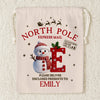 Custom Snowman Favor Bag - Personalized Christmas Birthday Gifts For Kids - Little Hands Big Christmas Dreams