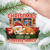 Custom First Christmas Acrylic Ornament - Personalized Christmas Birthday Gifts For Dog Cat Lovers, Dog Dad And Mom, Cat Owners - Meowy Catmas, Hooman