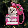 Custom First Christmas Pet Acrylic Ornament - Personalized Christmas Birthday Gifts For Dog Lovers, Cat Lovers, Pet Dad And Mom, New Pet Ornament - Our Furry Little Gift