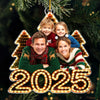 Custom Photo Acrylic Ornament - Personalized Christmas Birthday Gifts For Mom, Dad, Brother, Sister, Kids - Our Story, Framed In Joy