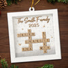 Custom Scrabble Acrylic Ornament - Personalized Christmas Birthday Gifts For Mom, Dad, Brother, Sister, Kids - Cherished Moments Shine The Brightest